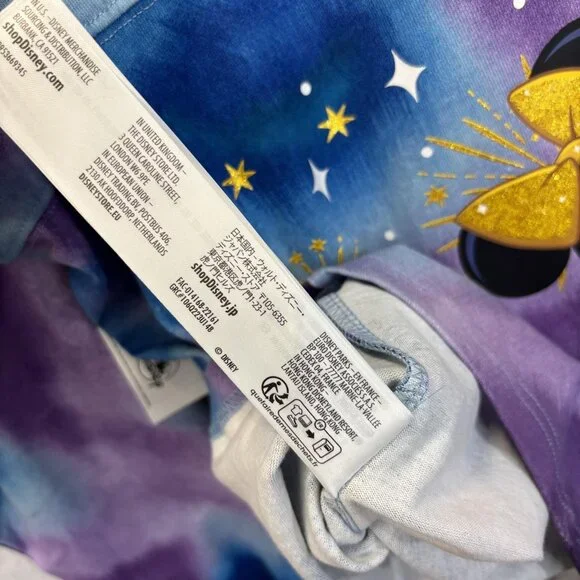 NWT Disney 50 Spirit Jersey Tie Dye Shirt Womens XXL Walt Disney Mickey Minnie - Picture 13 of 15